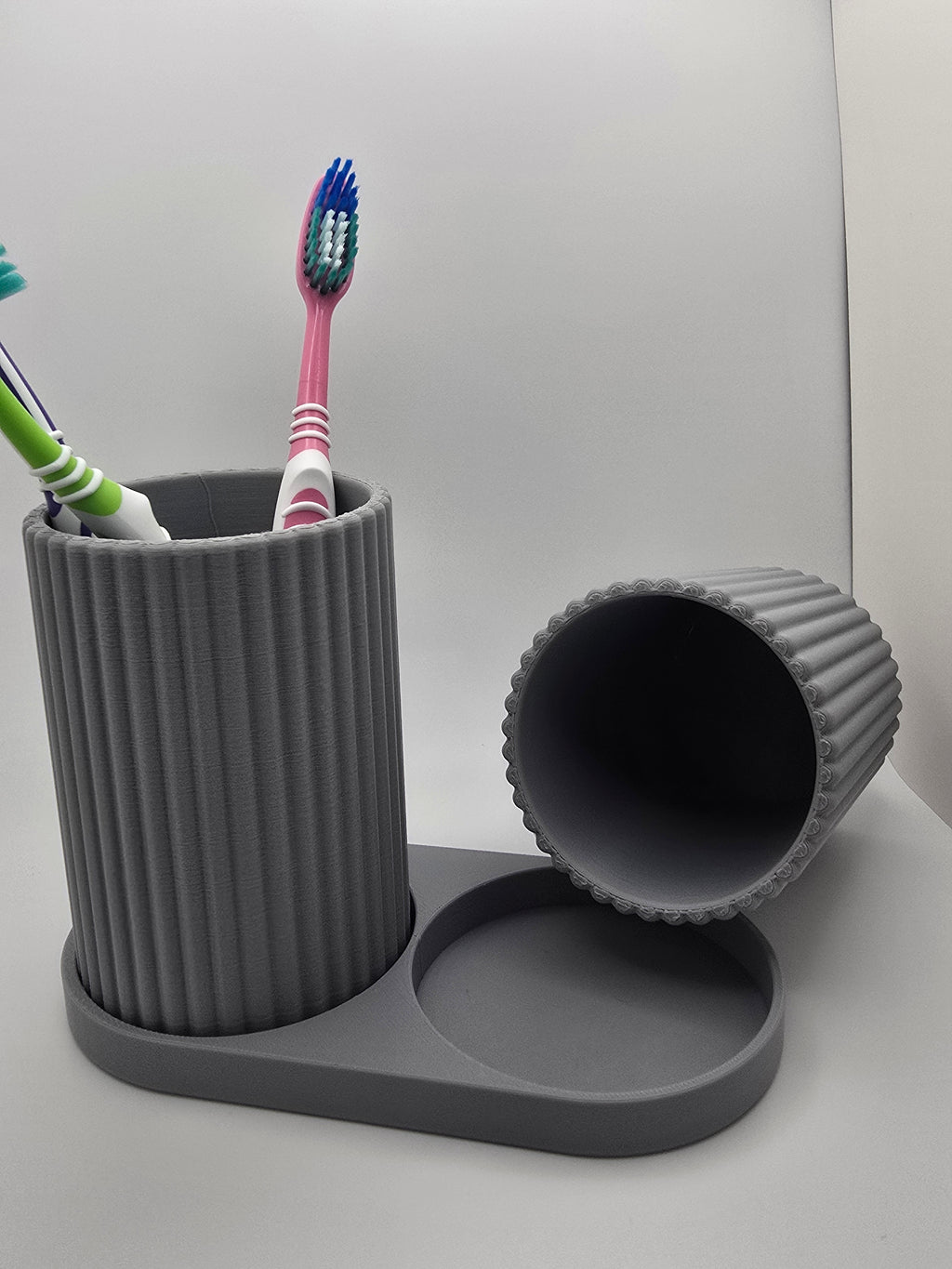 🧼Porte-brosse / pot double (lot de 2) - 12,99 €