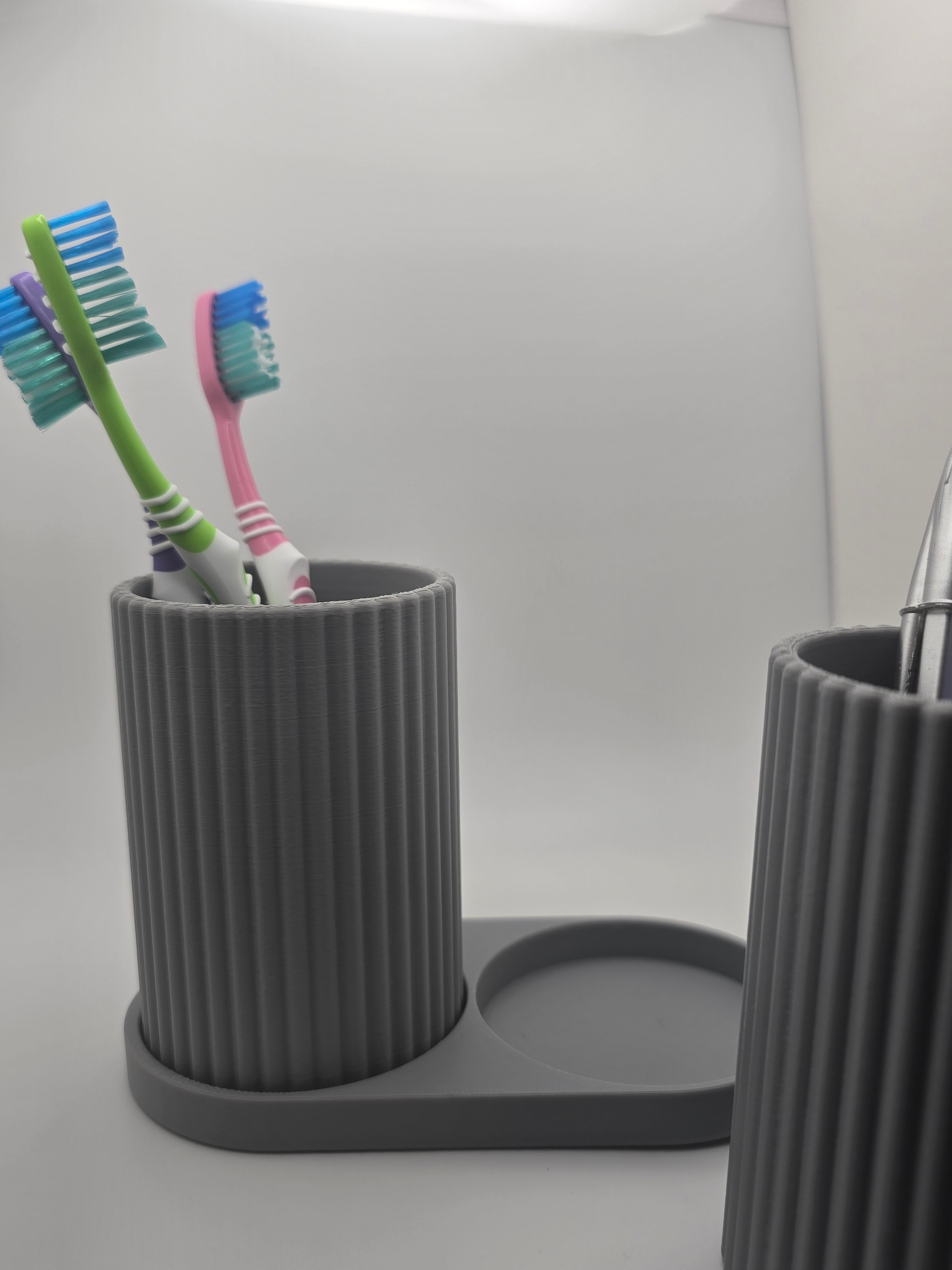 🧼Porte-brosse / pot double (lot de 2) - 12,99 €