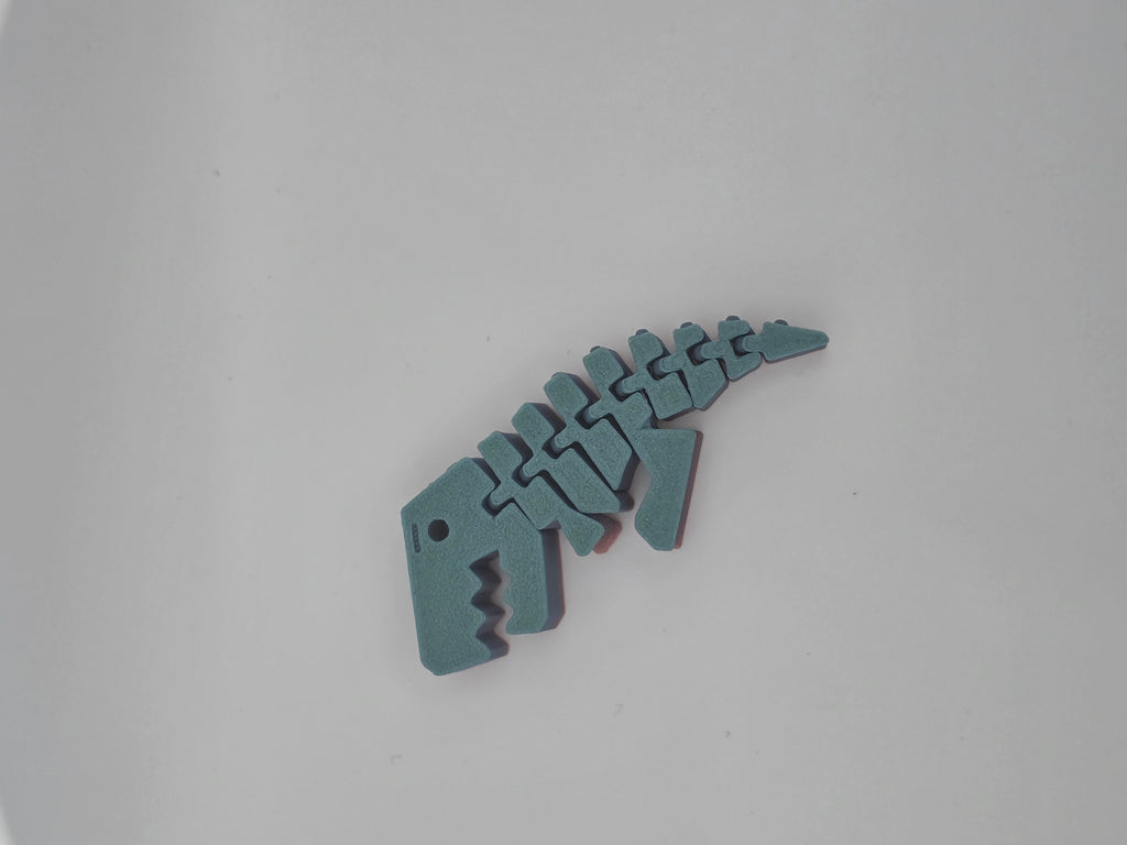🦖 Porte-clés dinosaures articulés – Lot de 5 –