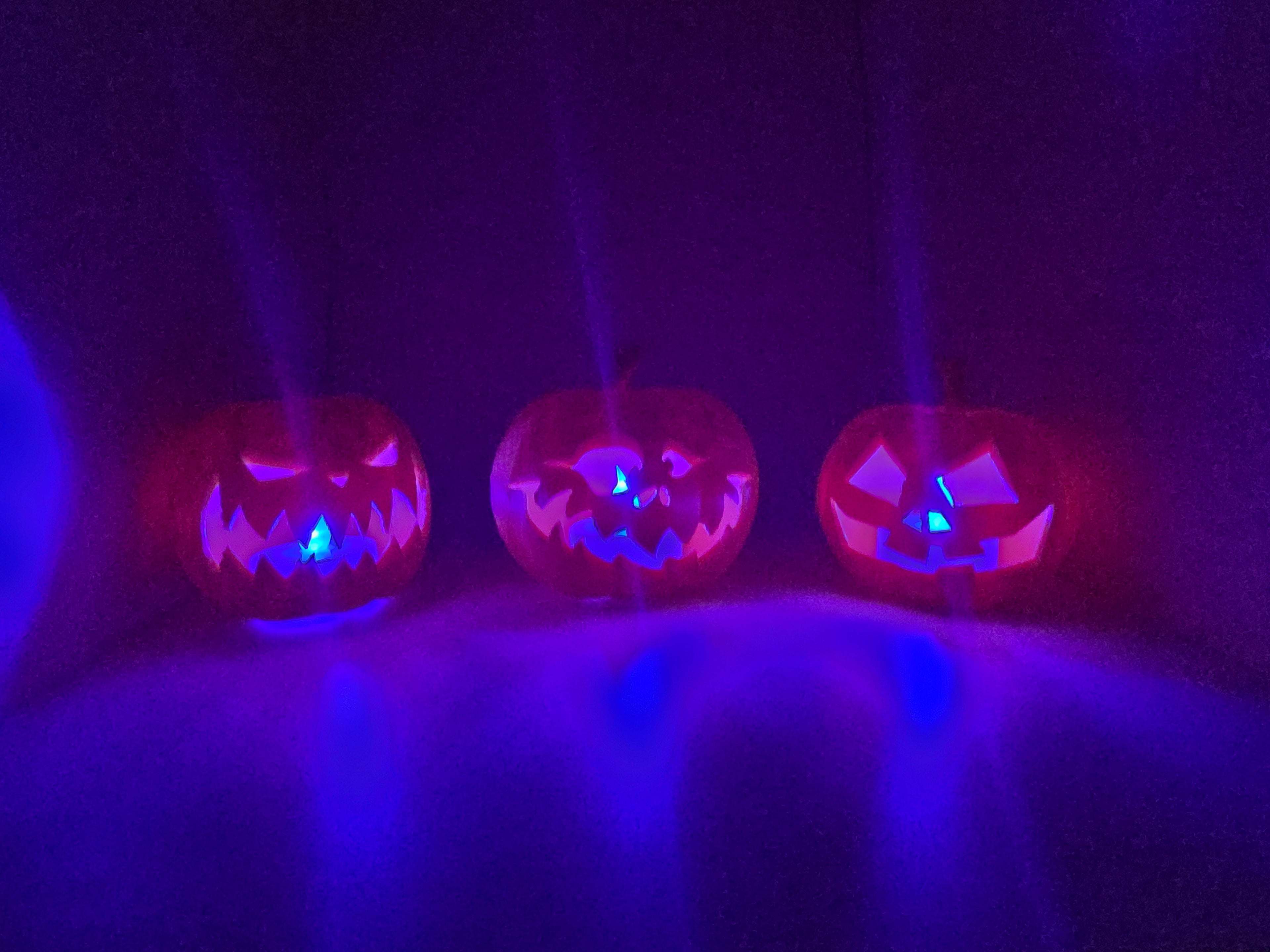 🎃 Lot de 6 citrouilles d’Halloween lumineuses –