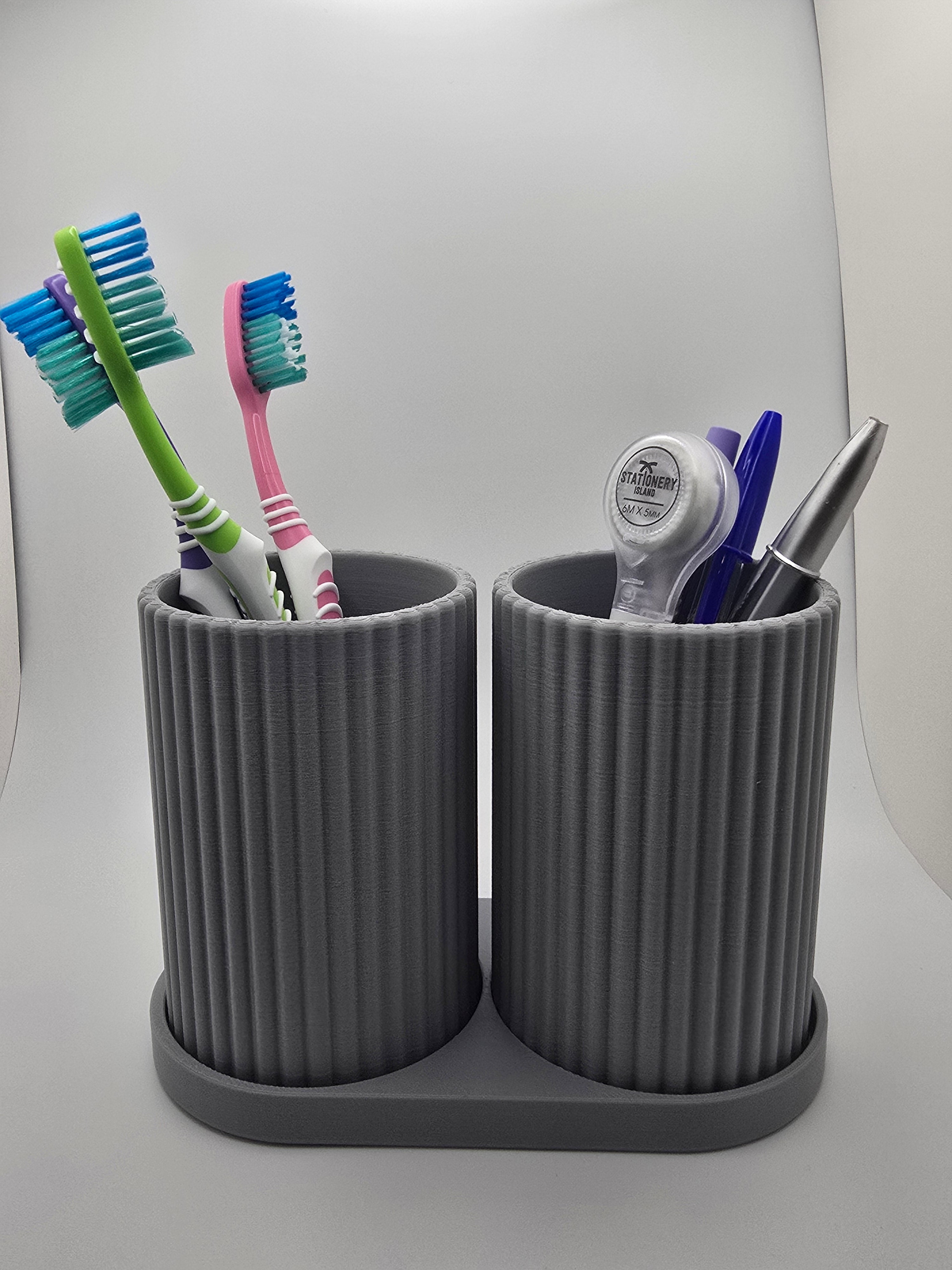 🧼Porte-brosse / pot double (lot de 2) - 12,99 €