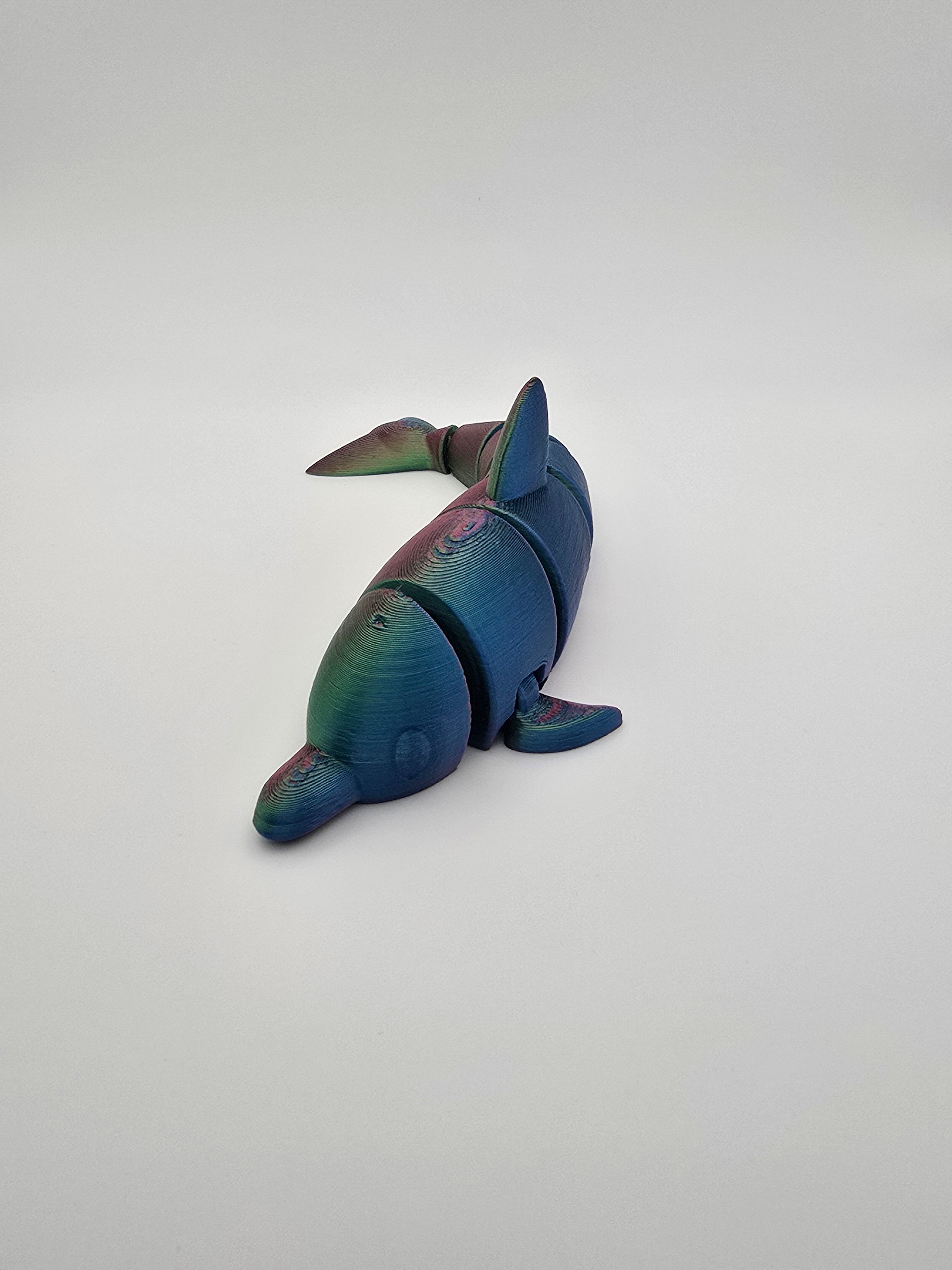 🐬 Dauphins articulés – Lot de 5 –