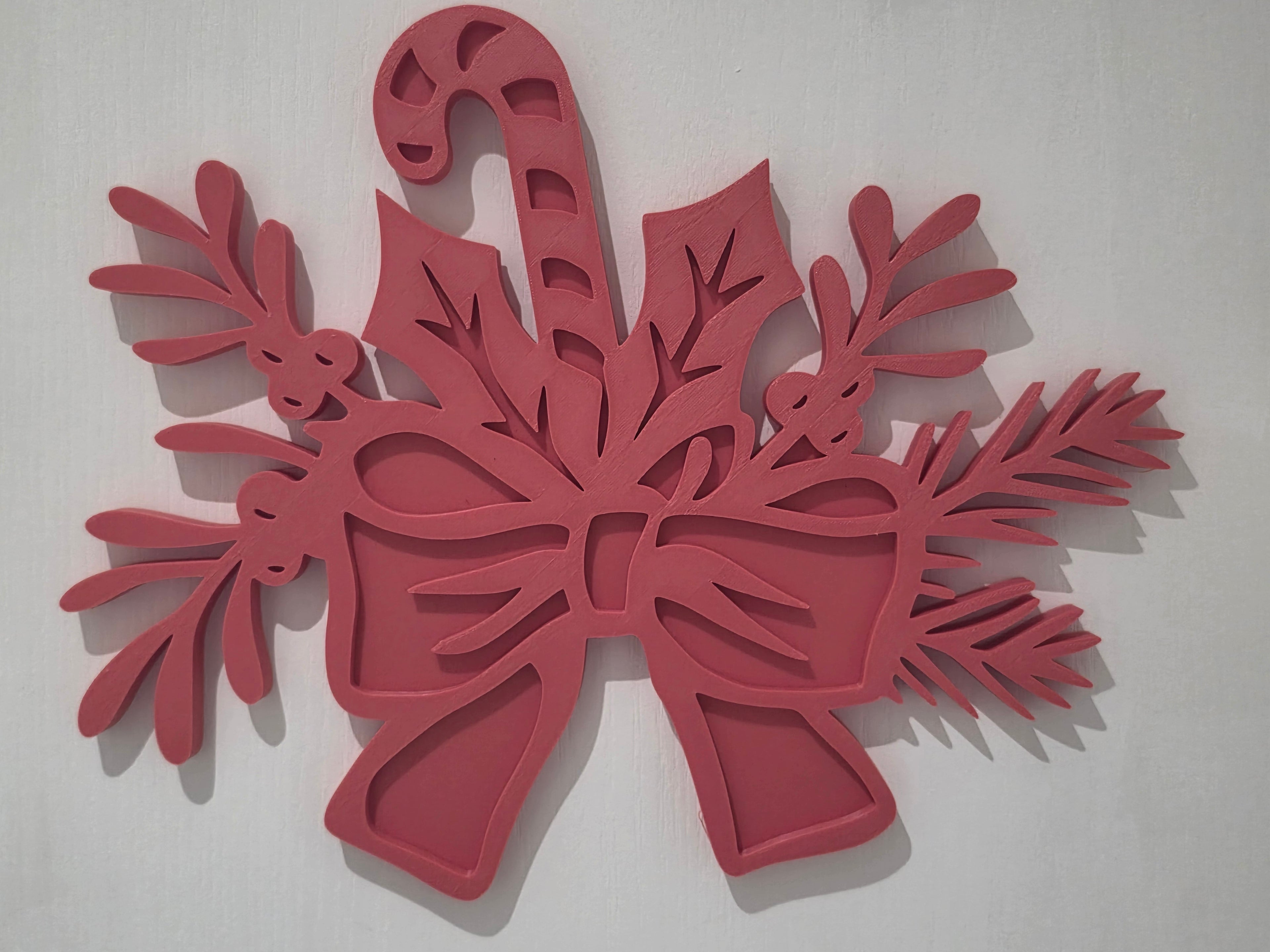 🎀 Décoration murale de Noël – Édition artisanale - Lot de 2 -  Livraison gratuite 🎁