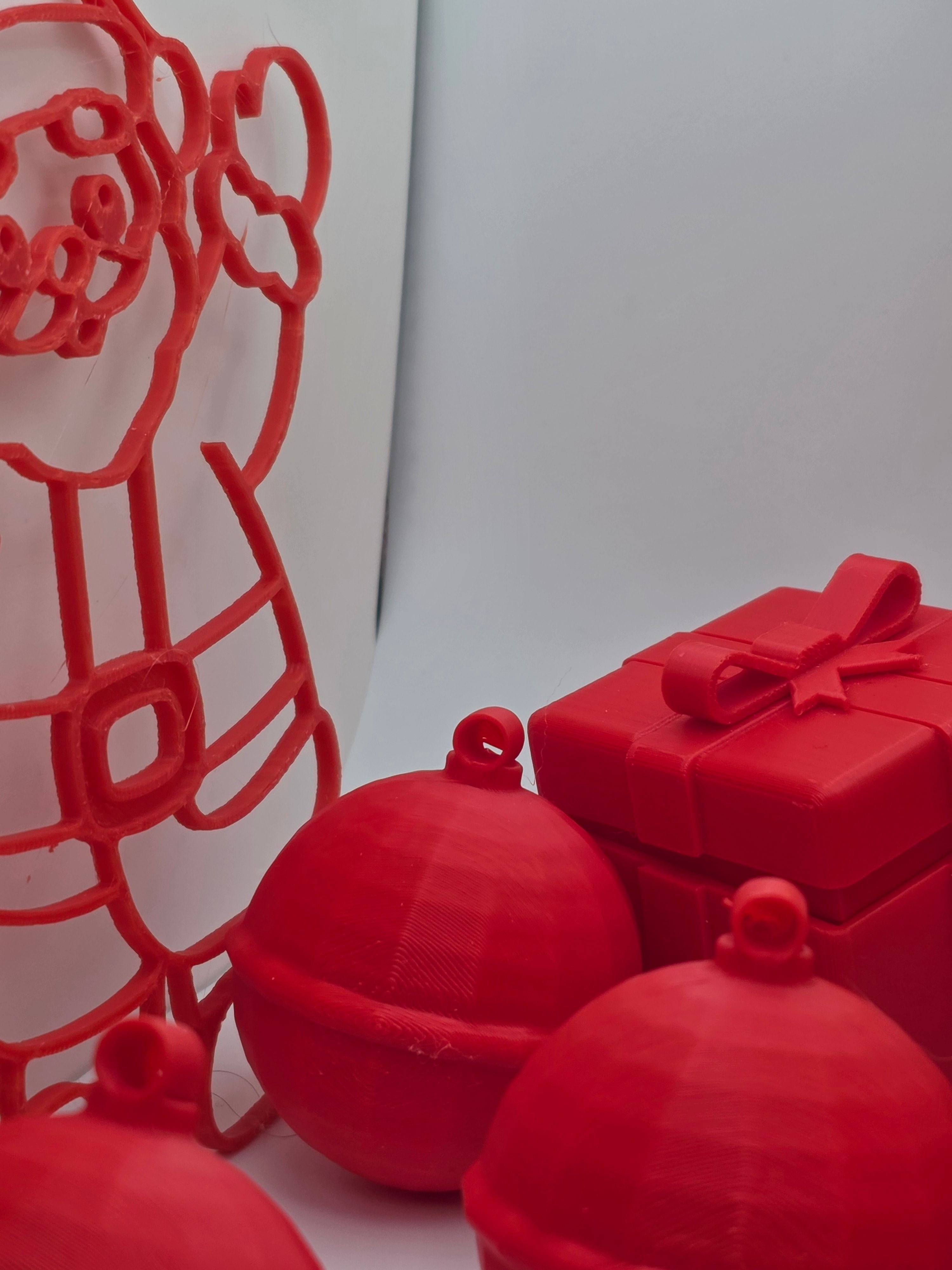 🎄 Boules de Noël imprimées en 3D – Lot de 25 – Livraison gratuite 18,99 €